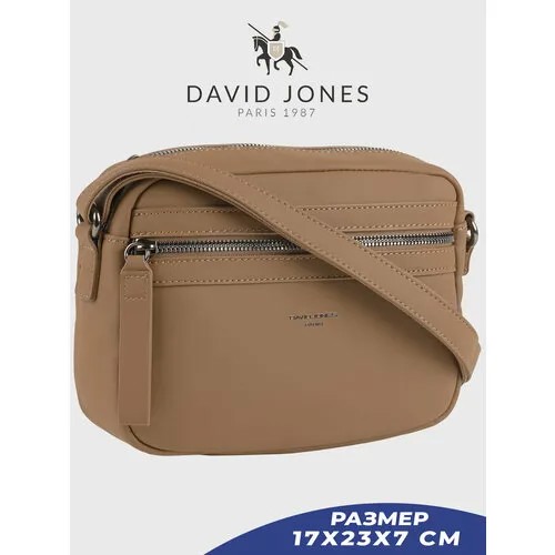 Сумка кросс-боди DAVID JONES, коричневый