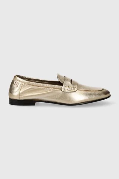 Кожаные лоферы ESSENTIAL GOLDEN LOAFER Tommy Hilfiger, золотой