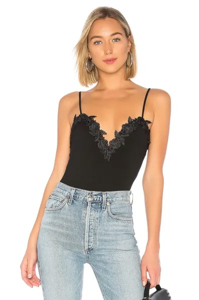 Боди superdown Adaya Lace Trim, черный