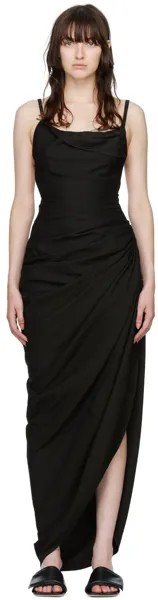 Черное платье макси 'La Robe Saudade' Jacquemus