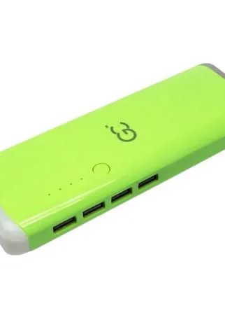 Мобильный аккумулятор GC GP-10.0 GN (Green) 4 USB с LED фонариком