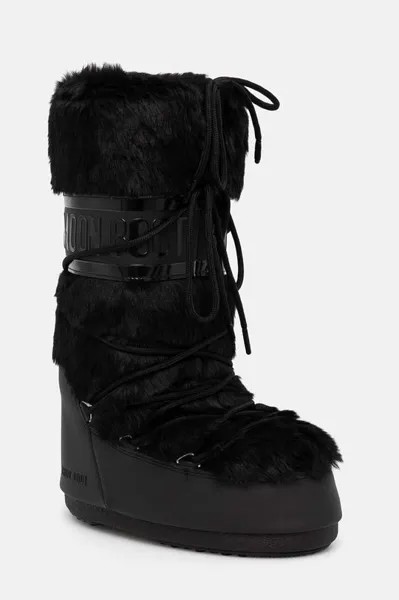 Зимние ботинки MB ICON FAUX FUR Moon Boot, черный