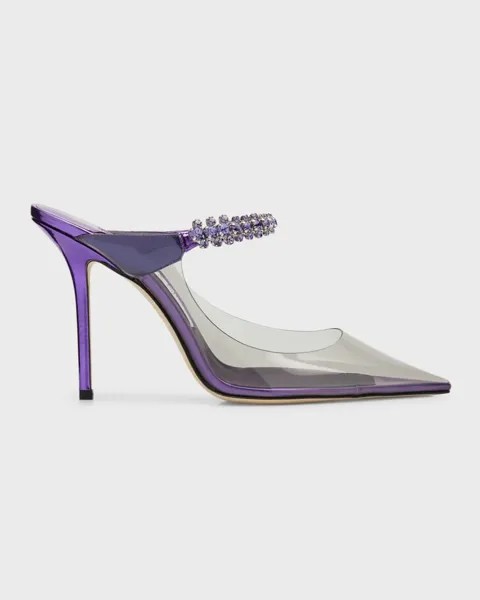 Кристально чистые туфли без задника Bing Jimmy Choo
