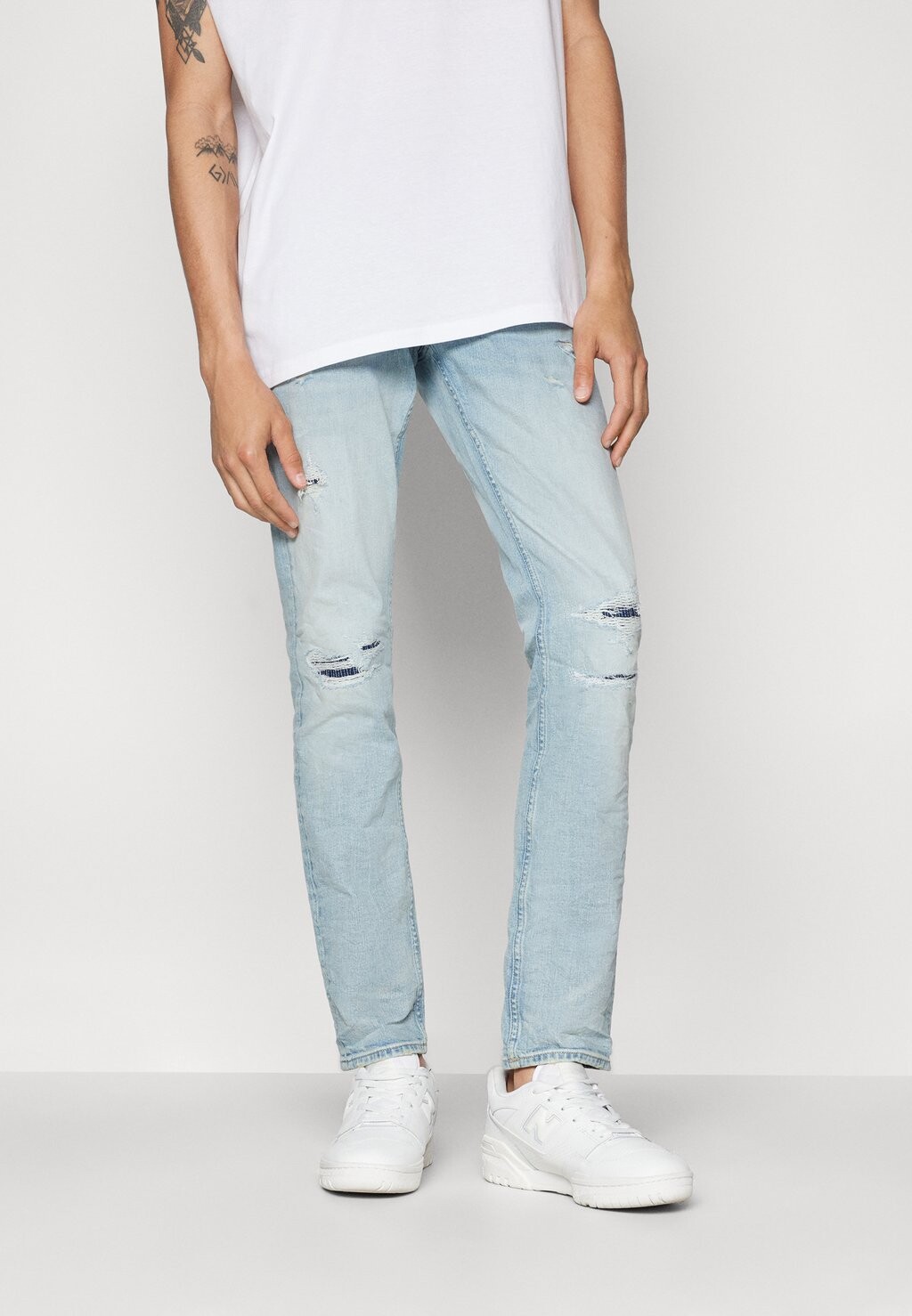 Джинсы скинни JJIGLENN JJORIGINAL Jack & Jones, синие джинсы