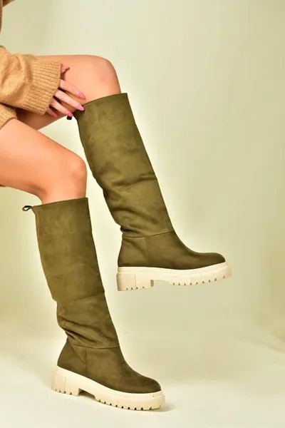 N7261477 Женские ботинки цвета хаки Fox Shoes