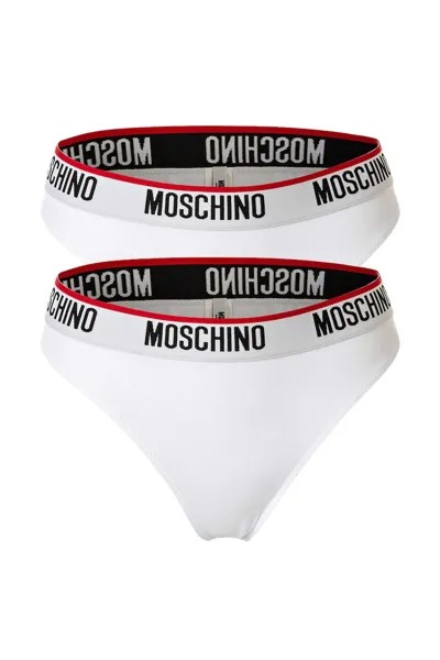 Бразильское бикини - 2 пары Moschino Underwear, белый