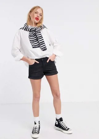 Черные джинсовые шорты с классической талией Tommy Jeans-Черный
