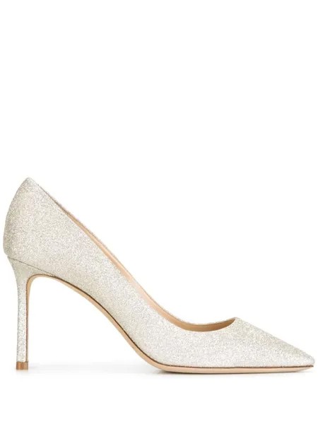 Jimmy Choo туфли-лодочки 'Romy 85', металлик