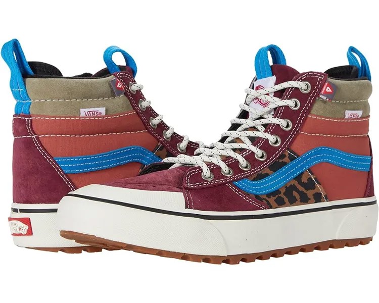 Кроссовки Vans SK8-Hi MTE-2, цвет Pomegranate/Leopard