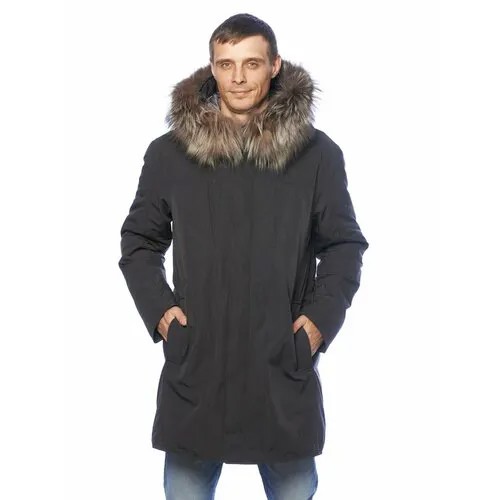 Куртка Clasna, размер 54, серый