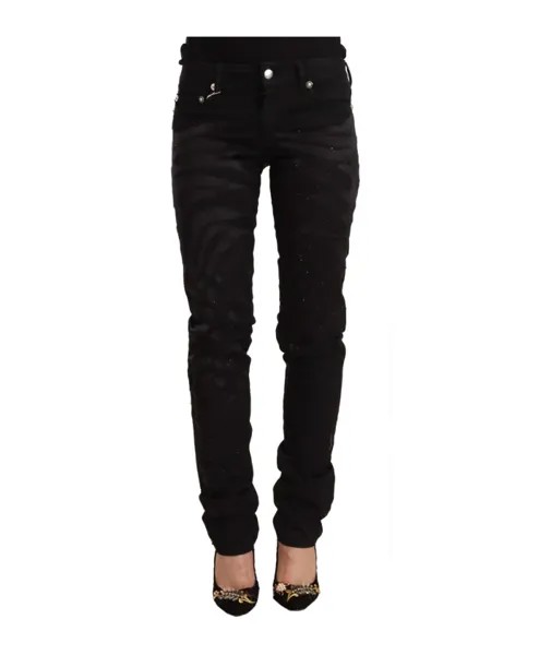 Узкие джинсы Just Cavalli, черный
