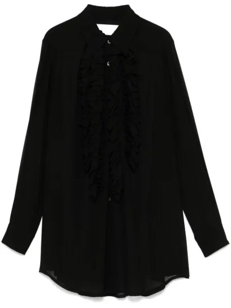 Comme Des Garçons Comme Des Garçons рубашка с оборками, черный