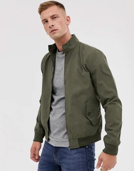 Легкая куртка Харрингтон French Connection-Зеленый