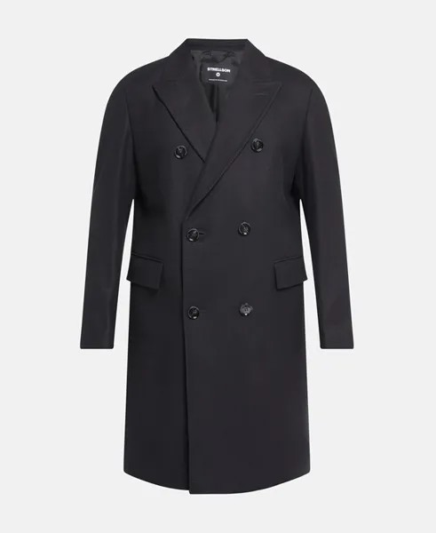 Шерстяное пальто Strellson, черный