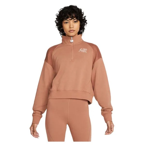Футболка с длинным рукавом Nike Sportswear Air Fleece, розовый