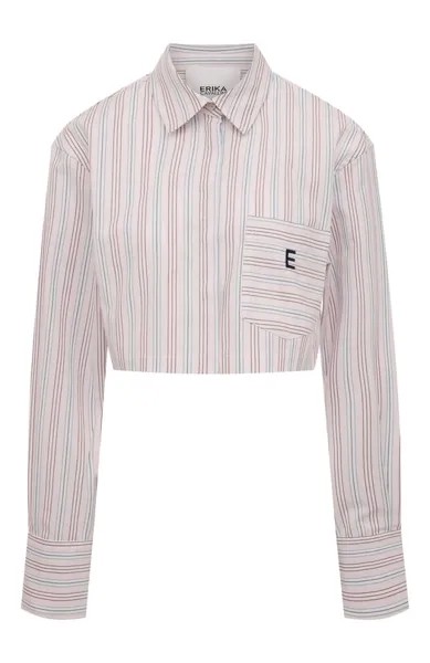 Хлопковая рубашка Erika Cavallini
