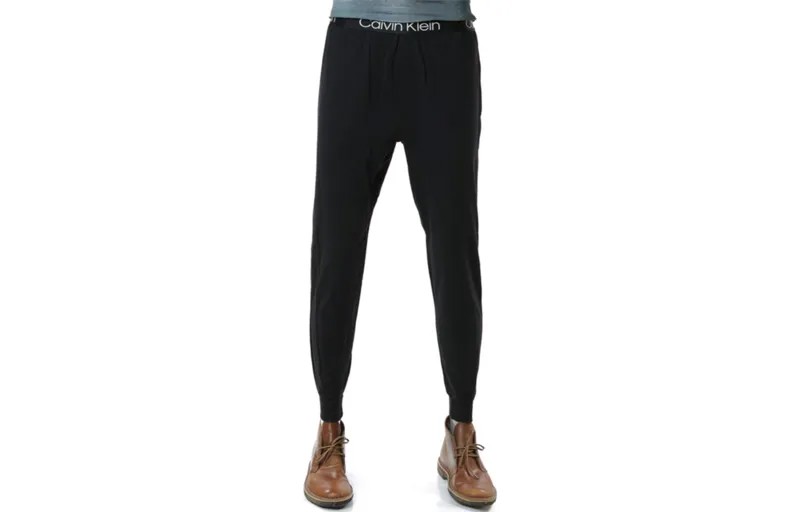 Мужские трикотажные спортивные штаны Calvin Klein, цвет Black