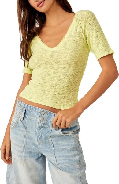 Футболка Free People Francis Tee, цвет Early Bloomer