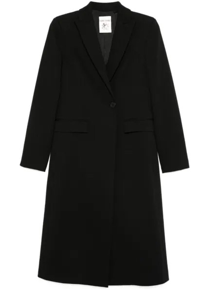 Semicouture двубортное пальто, черный