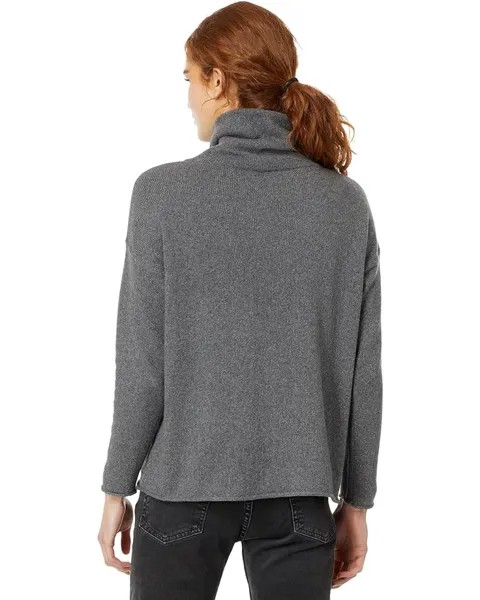 Свитер Eileen Fisher Petite Turtle Neck Tunic, пепельный