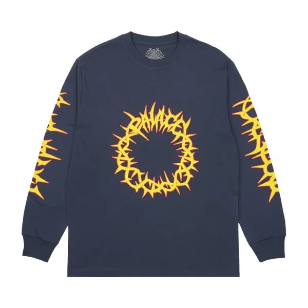 Лонгслив Palace Spiked Long-Sleeve, синий