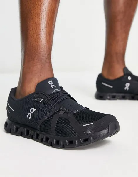 Черные кроссовки ON Cloud 5 On Running