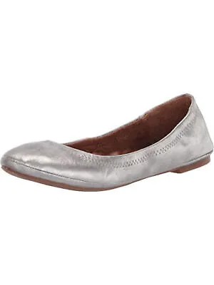 Женские кожаные балетки LUCKY BRAND Silver Emmie с круглым носком, размер 5,5 м