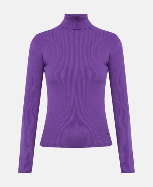 Пуловер с высоким воротником Escada Sport, фиолетовый