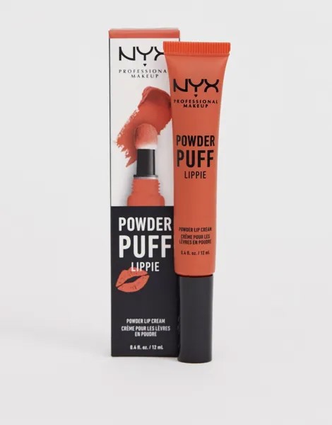 Крем для губ NYX Professional Makeup Powder Puff Lippie Powder - Teacher's Pet-Коричневый