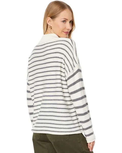 Свитер Madewell Stripe Jamaica Mock Neck, цвет Antique Cream