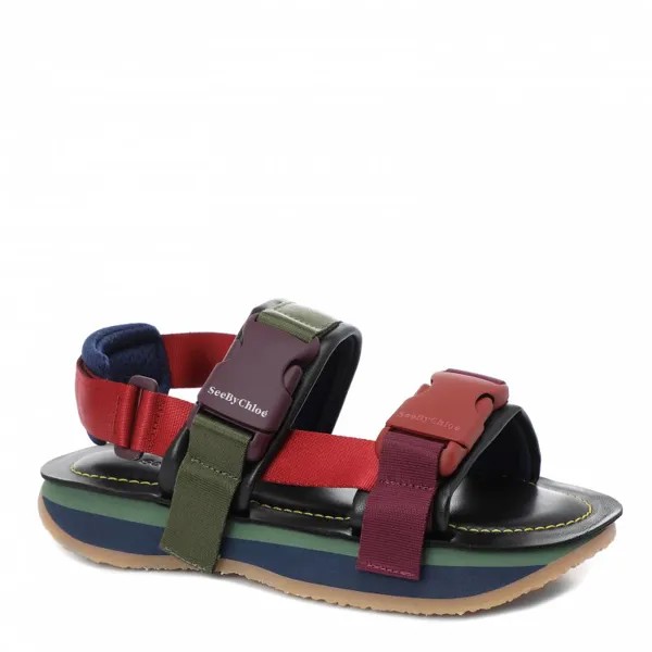 Сандалии женские See by Chloe SB36013A_2571687 черные 37 EU