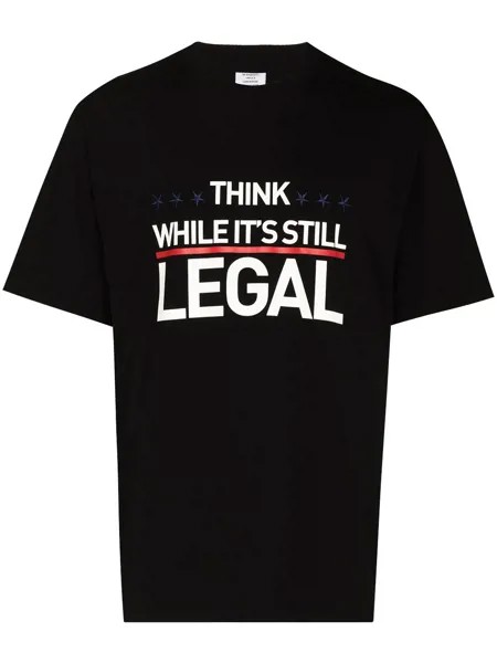 VETEMENTS футболка Human Rights