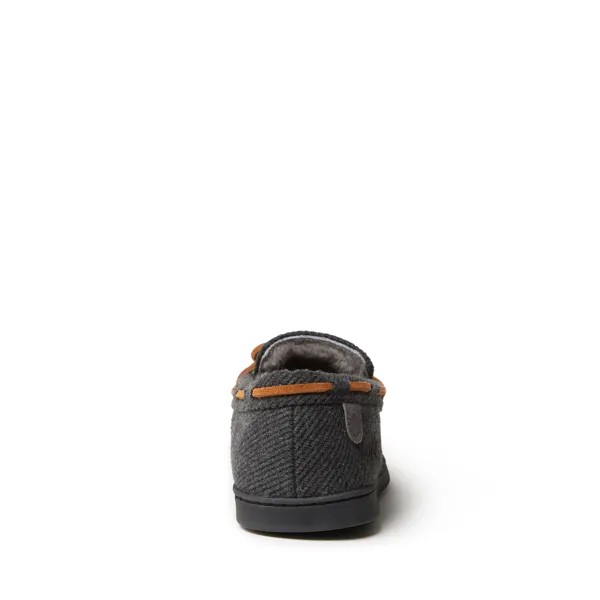 Мужские мокасины Fireside By Dearfoams из микроваты Grafton и натуральной овчины, черный