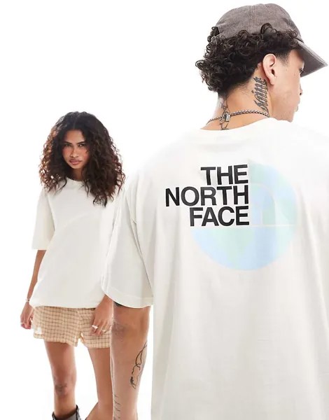Футболка Oversize The North Face – Dome – в цвете Wollwei =f mit R cckenprint