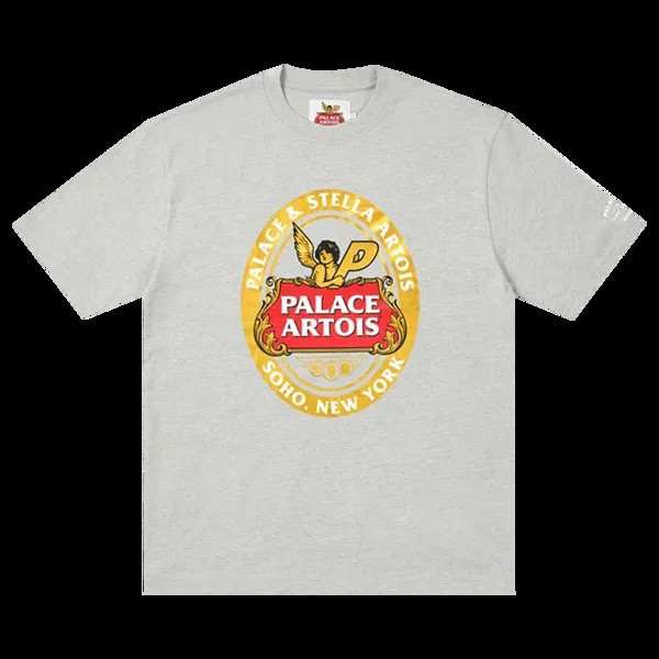 Футболка Palace x Stella Artois Coaster Grey Marl