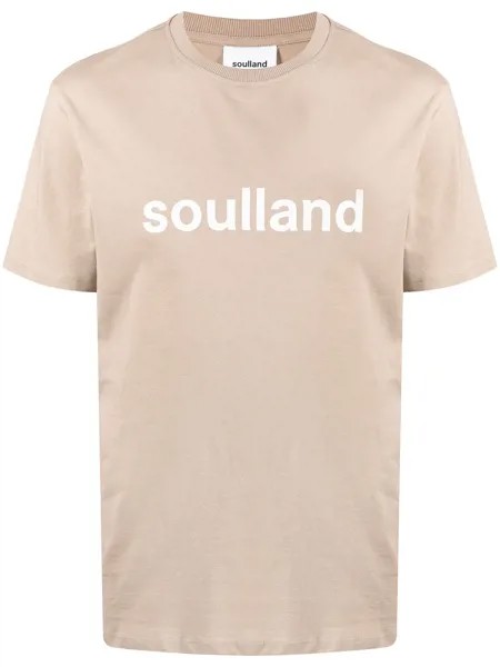 Soulland футболка Chuck с логотипом