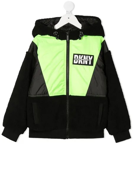 Dkny Kids куртка в стиле колор-блок