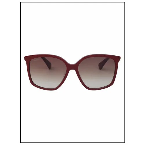 Солнцезащитные очки Max Mara, золотой, бордовый
