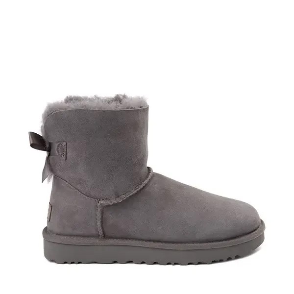 Женские ботинки UGG Mini Bailey Bow II, серый