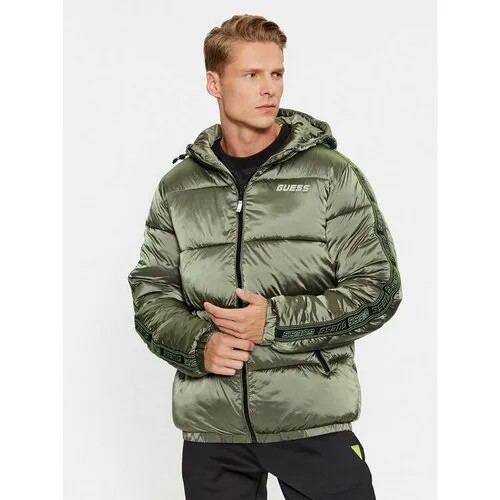 Пуховик GUESS, размер XL [INT], зеленый