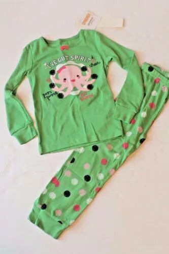 Пижамы для сна NWT Gymboree Octopus Cheerleader Gymmies, новые пижамы для девочек 2T 3T 3