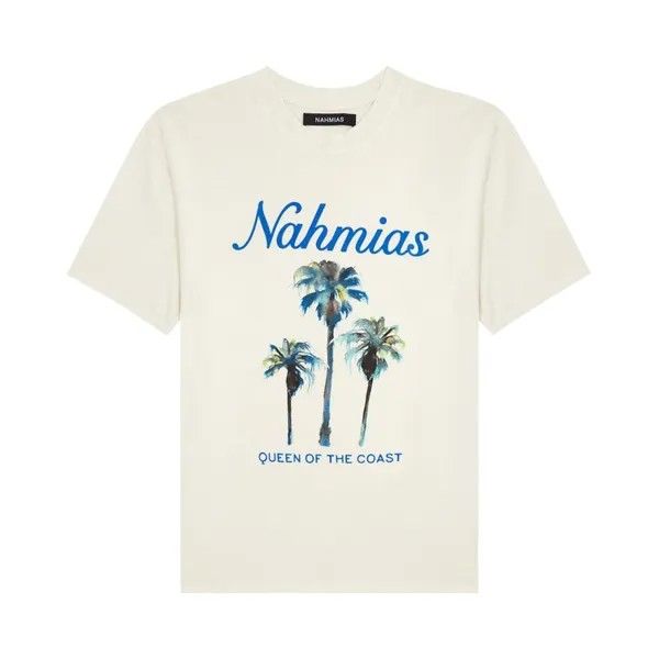 Футболка Nahmias Palm Tree Coast 'Antique White', белый