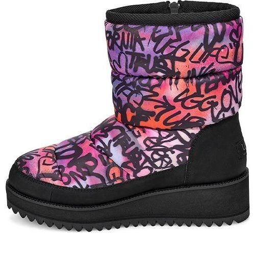 Зимние ботинки ridge граффити поп фиолетовый Ugg, фиолетовый