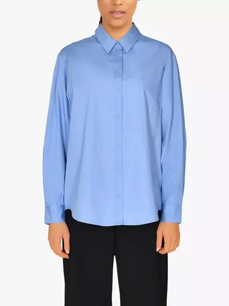 Рубашка Sisters Point Oversized Cotton, цвет light blue