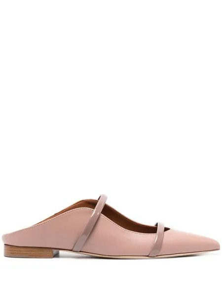 Malone Souliers балетки с открытой пяткой, розовый
