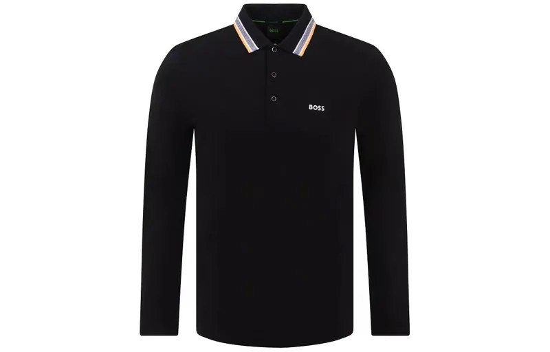 Мужская рубашка поло HUGO BOSS, Черный