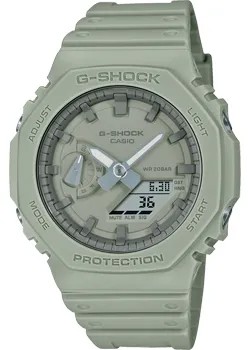 Японские наручные  мужские часы Casio GA-2100NC-3A. Коллекция G-Shock