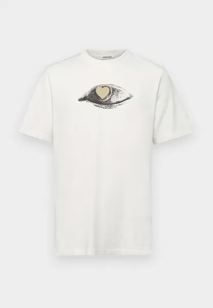 Футболка с принтом BOBBY EYE HEART Wood Wood, белый
