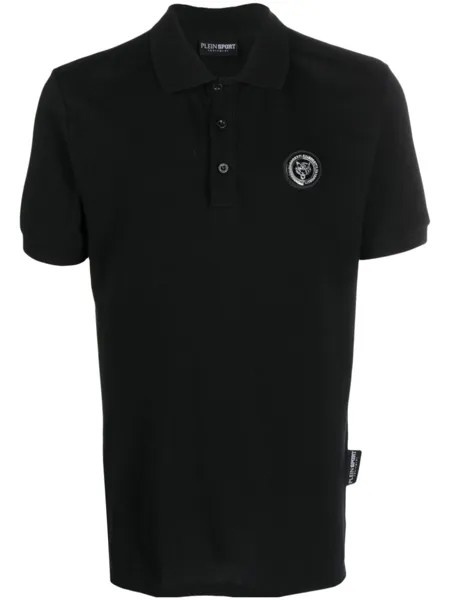 Plein Sport рубашка поло Thunder Tiger, черный