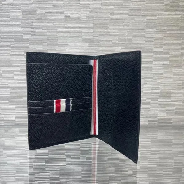 Роскошный брендовый классический бумажник RWB, Модный корейский дизайн, мужские кошельки из натуральной кожи, тонкий бумажник с зажимом для денег, мужские кошельки TB
